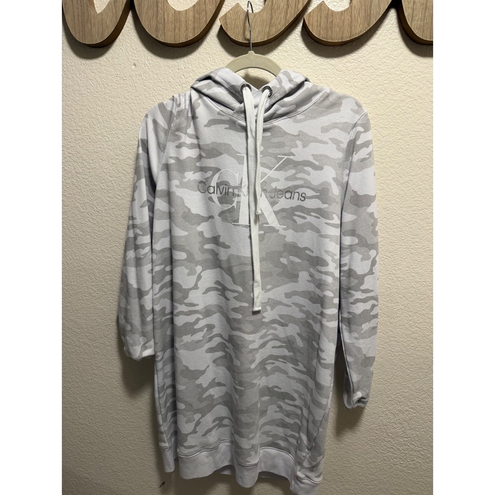 Calvin Klein Jeans Gray Hoodie Size XL